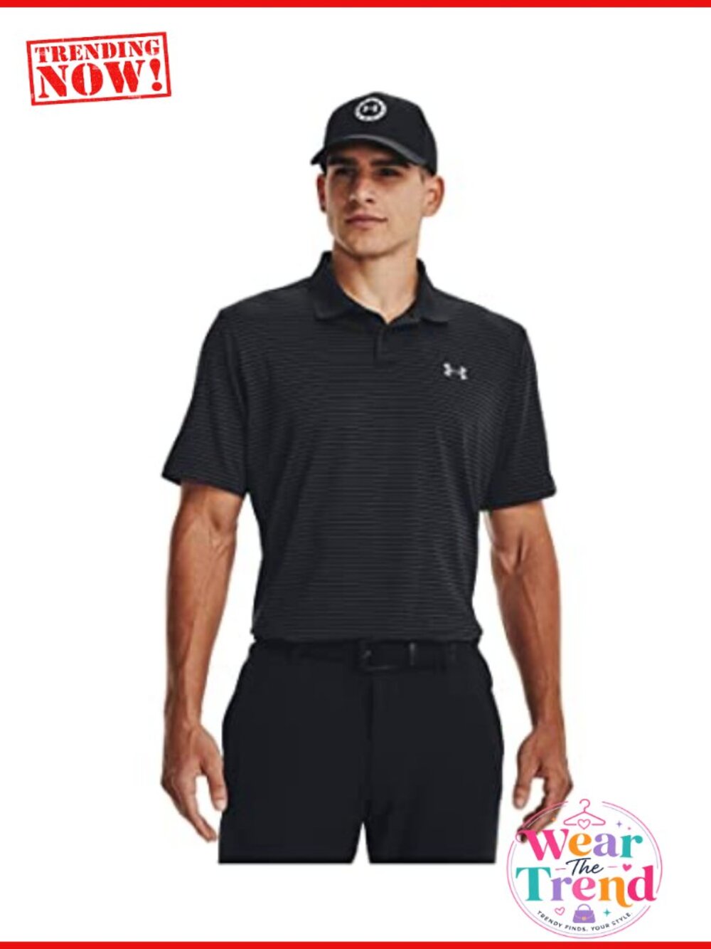 Under Armour Golf Matchplay Printed Golf Polo 100% Polyester Regular Fit